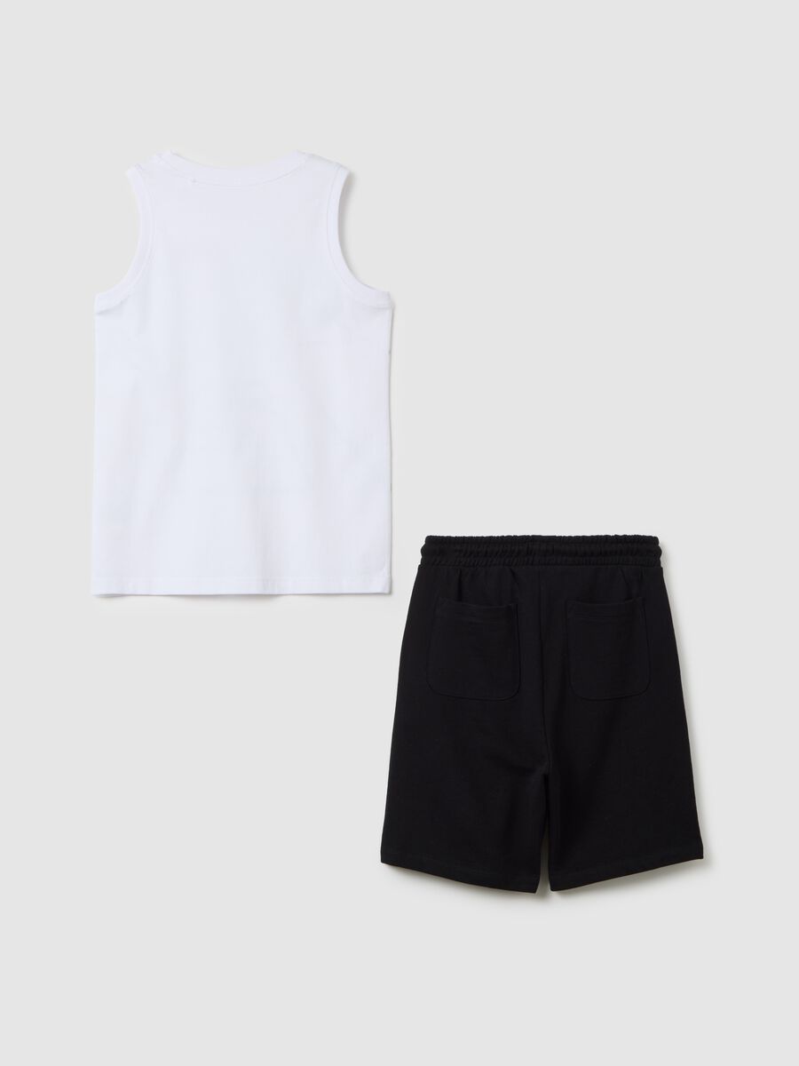 Boys' multicolour pure cotton regular fit sports set_1