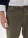 Green slim fit cotton chino trousers_3
