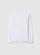 White pure cotton regular fit t-shirt for boys_4