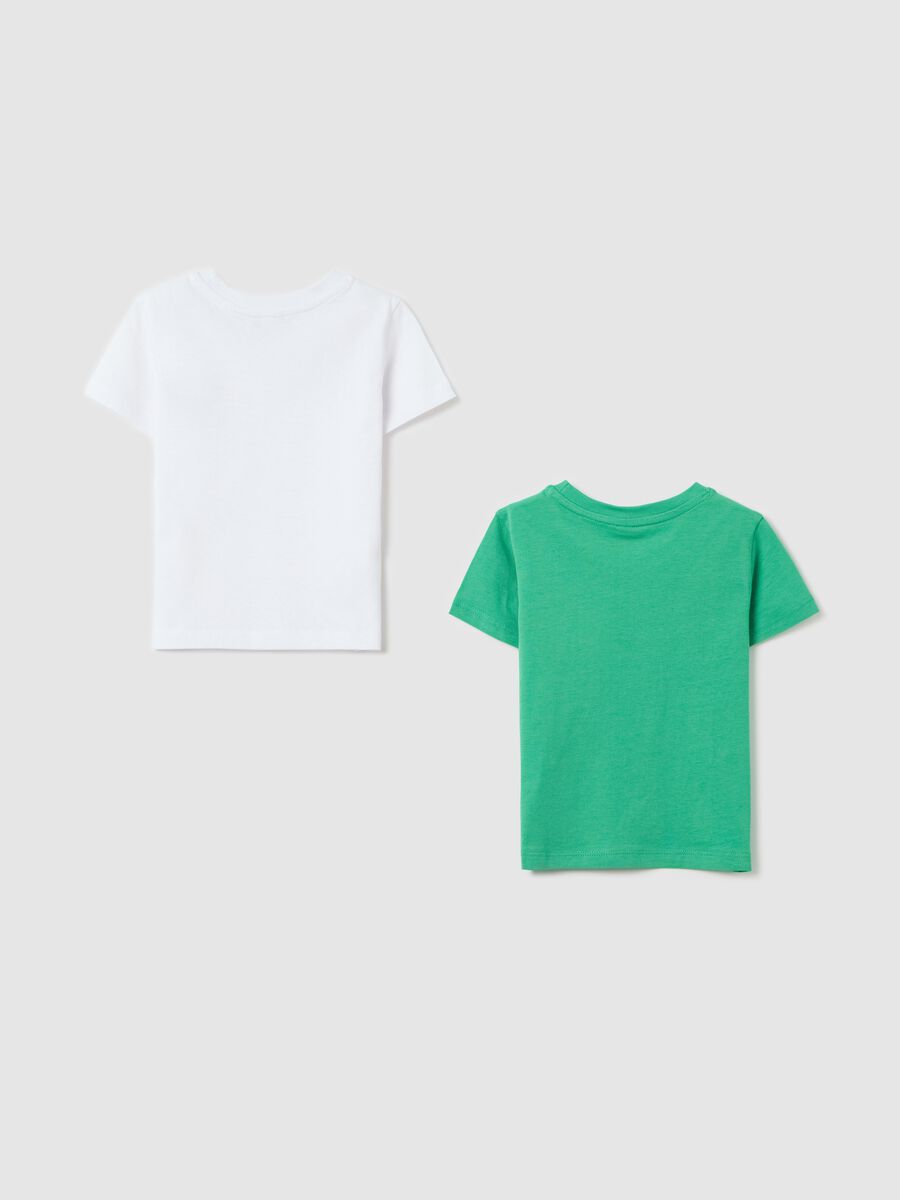 Set of boy’s short-sleeved, multicoloured tops in 100% cotton with regular fit._1