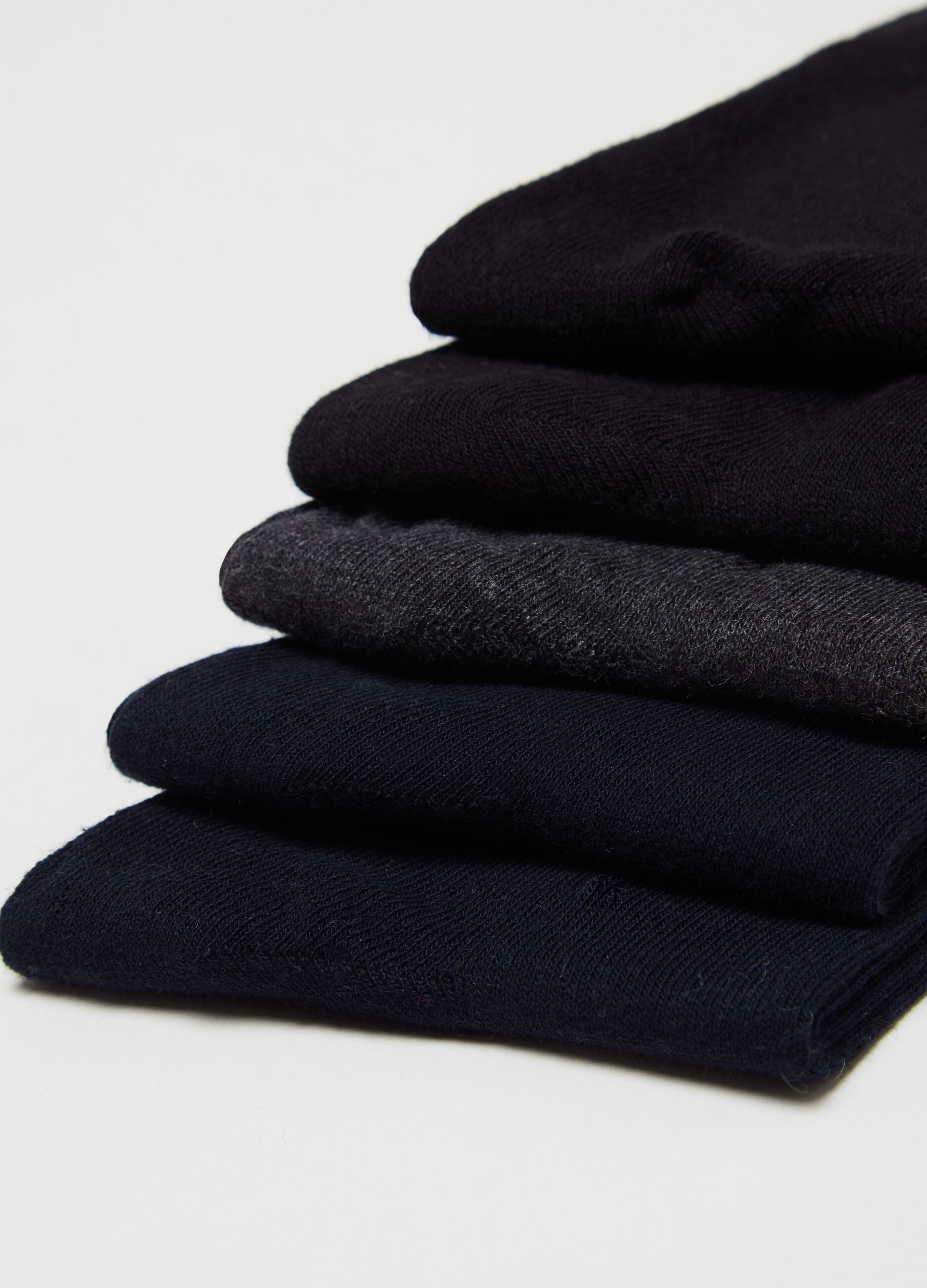 Set cinque calze lunghe stretch