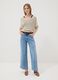 Beige viscose and linen blend knit_1