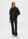 Stretch Black Flared Leggings_0