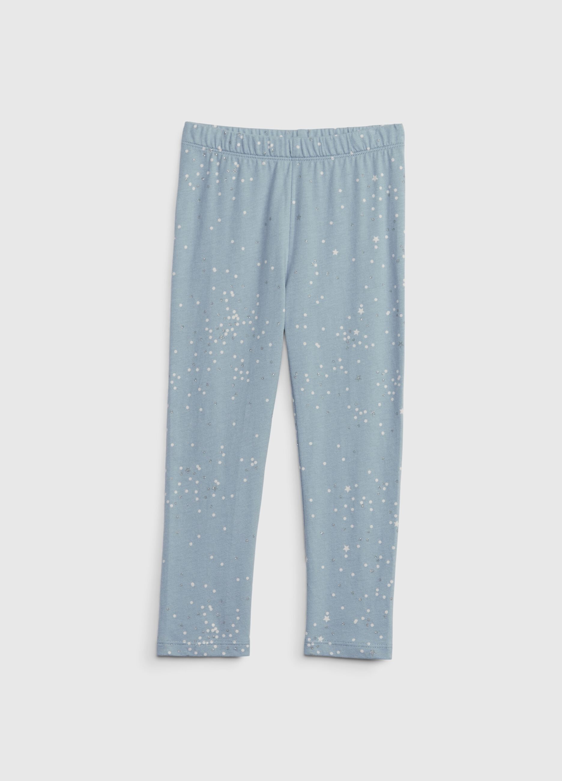 Looksy Confezione Da 2 Leggings In Cotone Per Bambina – Educazione Fisica Danza Sport – Pantaloni Lunghi Morbidi Ed Elasticizzati Per Scuola Uso Quotidiano E Attività, Bianco 3 Anni (98 Cm