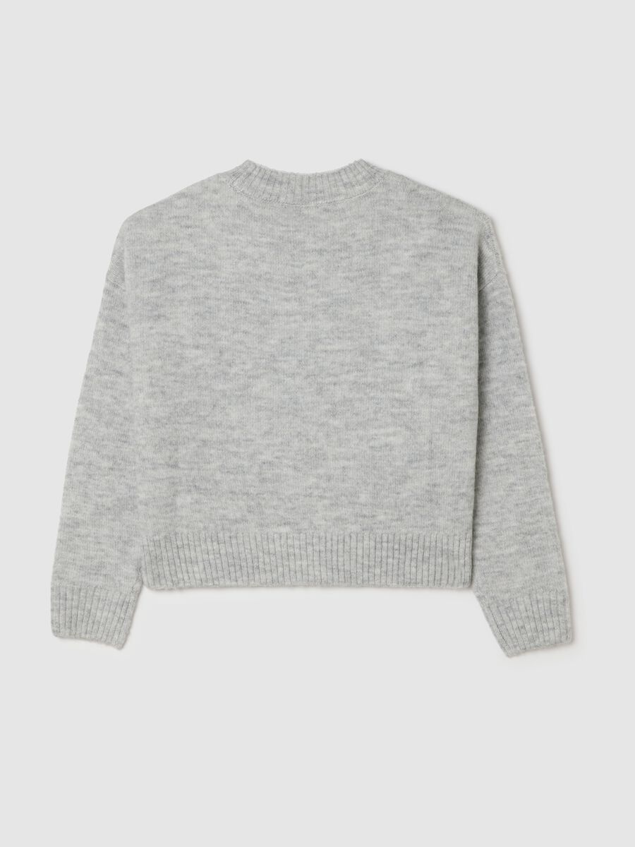 OVS Kids Grey Knitted Pullover_1