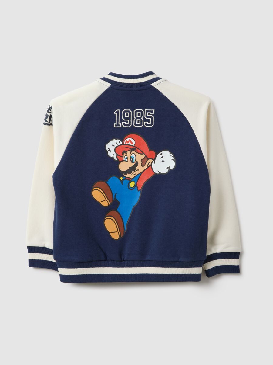 Black cotton blend sweatshirt regular fit Super Mario&trade; for kids_1
