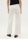 Wide beige denim women's trousers_3