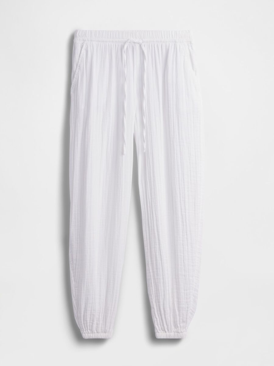 Pantaloni jogger in puro cotone_6