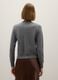 Grey pure wool cardigan regular fit_3