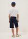 Boys' blue stretch cotton cargo shorts, regular fit_1