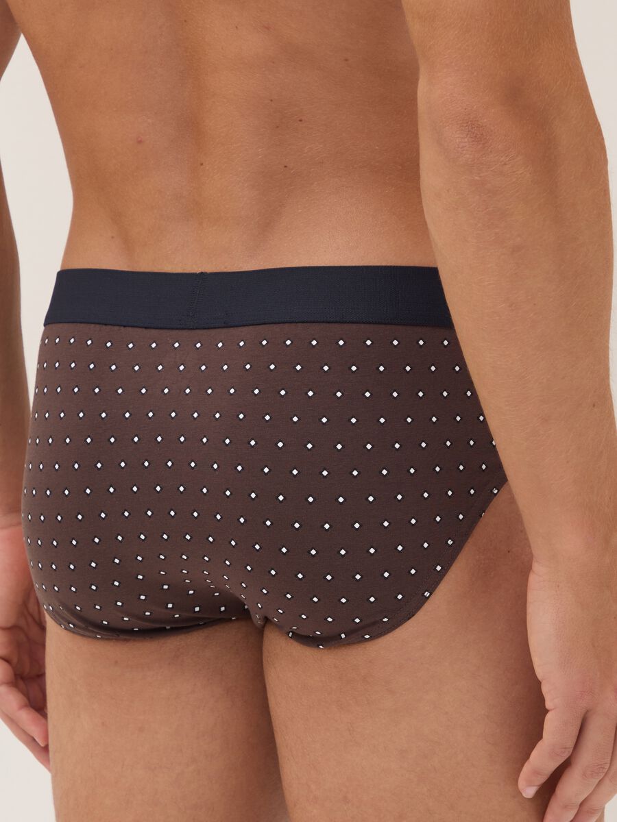 Tripack di slip blu in cotone organico elasticizzato_2