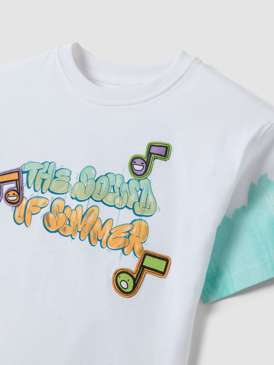 T-shirt in puro cotone multicolor da bambino oversize fit Tom&Jerry_2