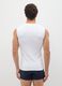 Canottiera da uomo in puro cotone bianca_2