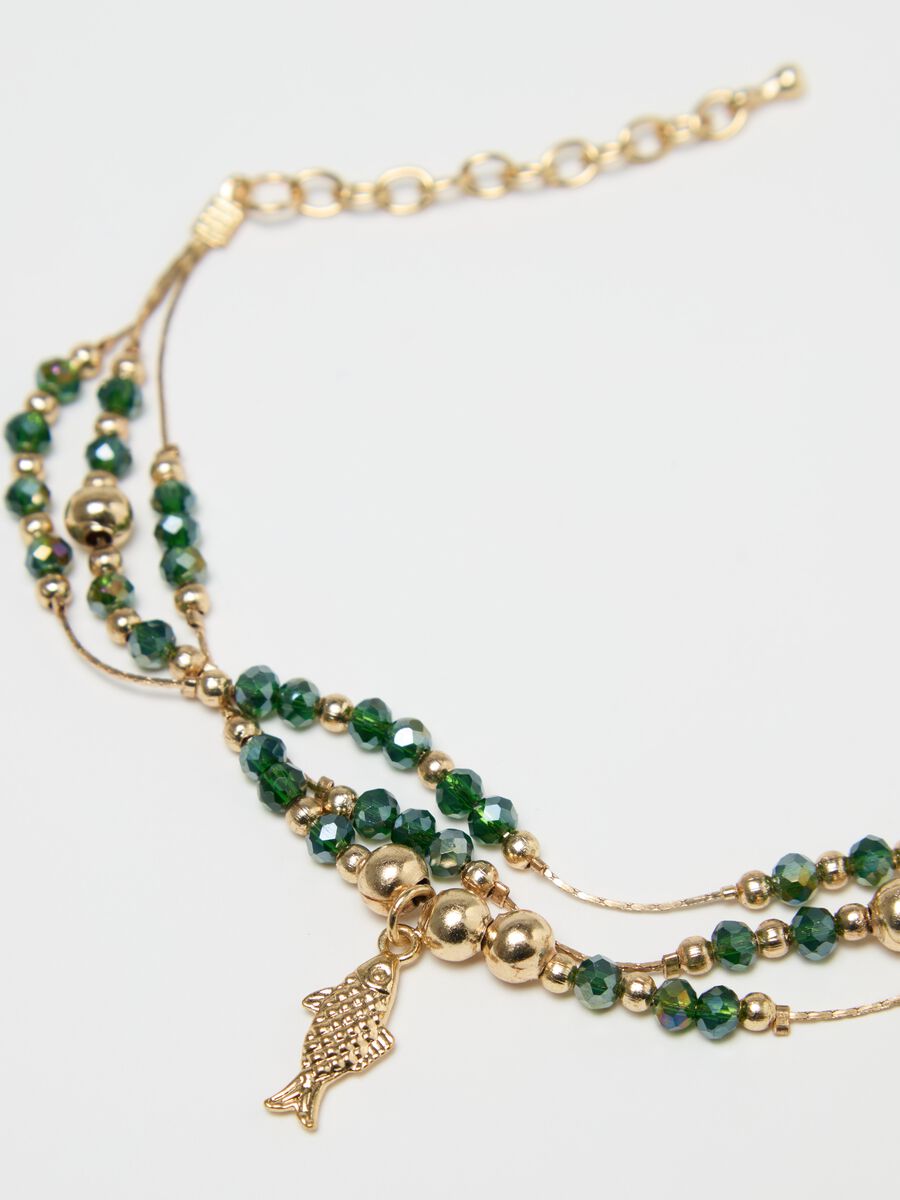 Bracelet with beads and pendant_2