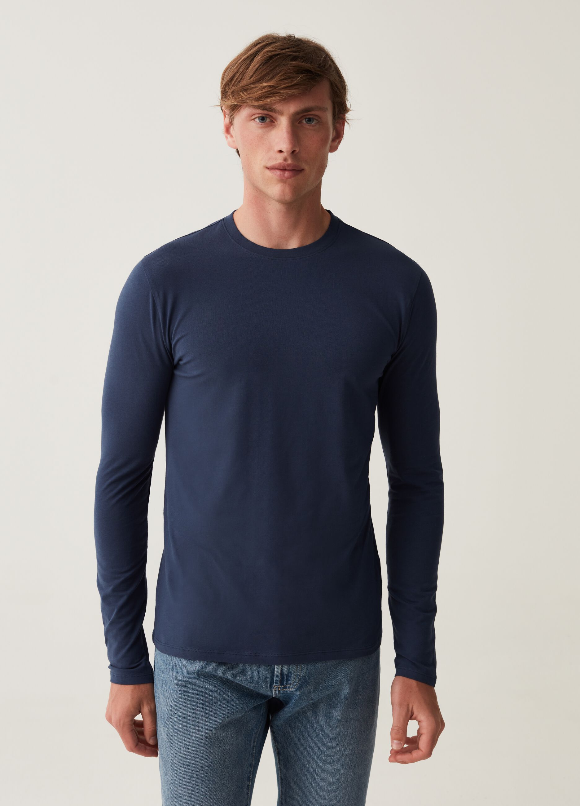 Maglie a maniche lunghe uomo discount