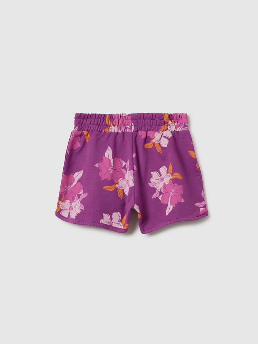 Girls' Multicolour Cotton Shorts with Regular Fit_1