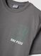 T-shirt grigia con stampa One Piece in puro cotone relaxed fit_5