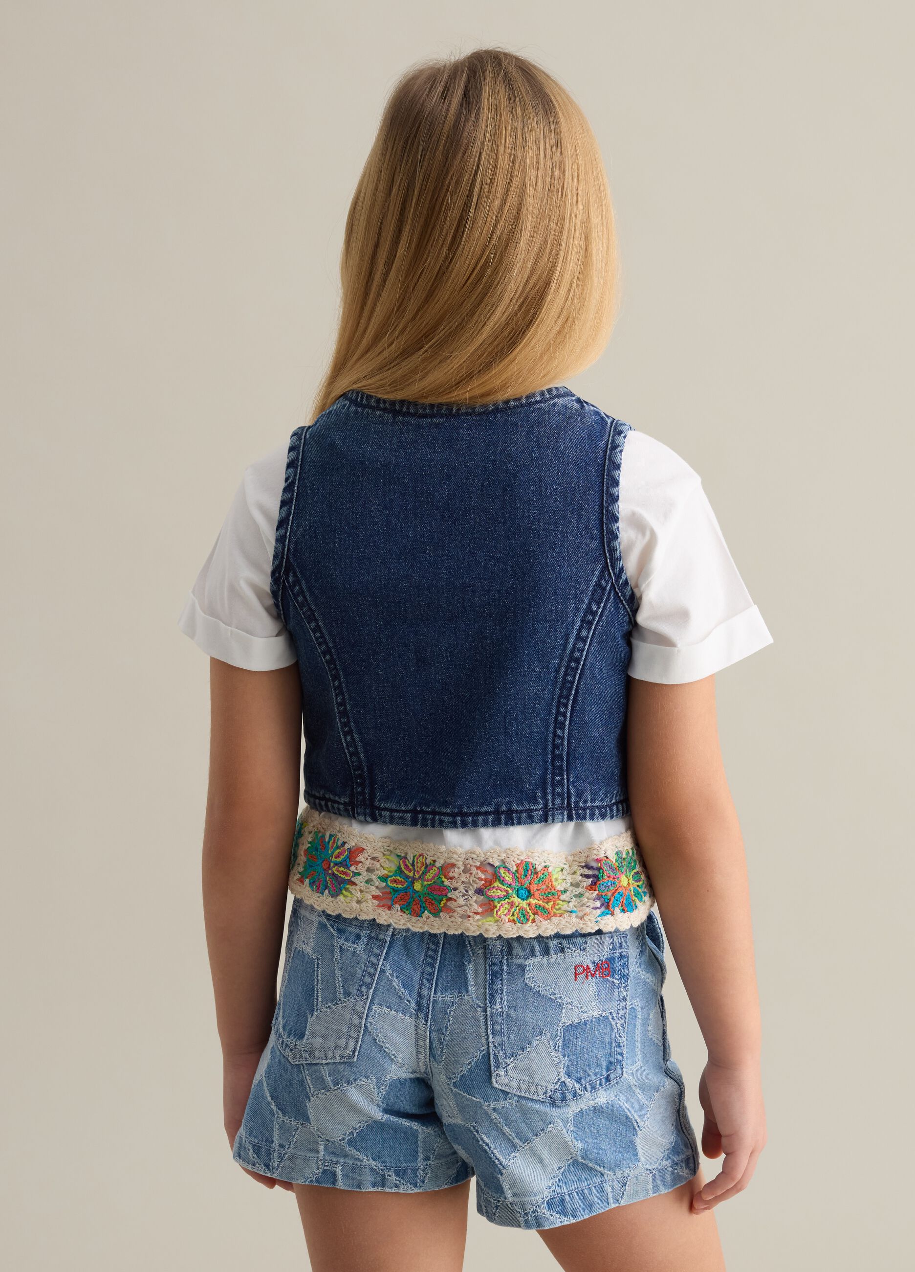 Gilet in denim 