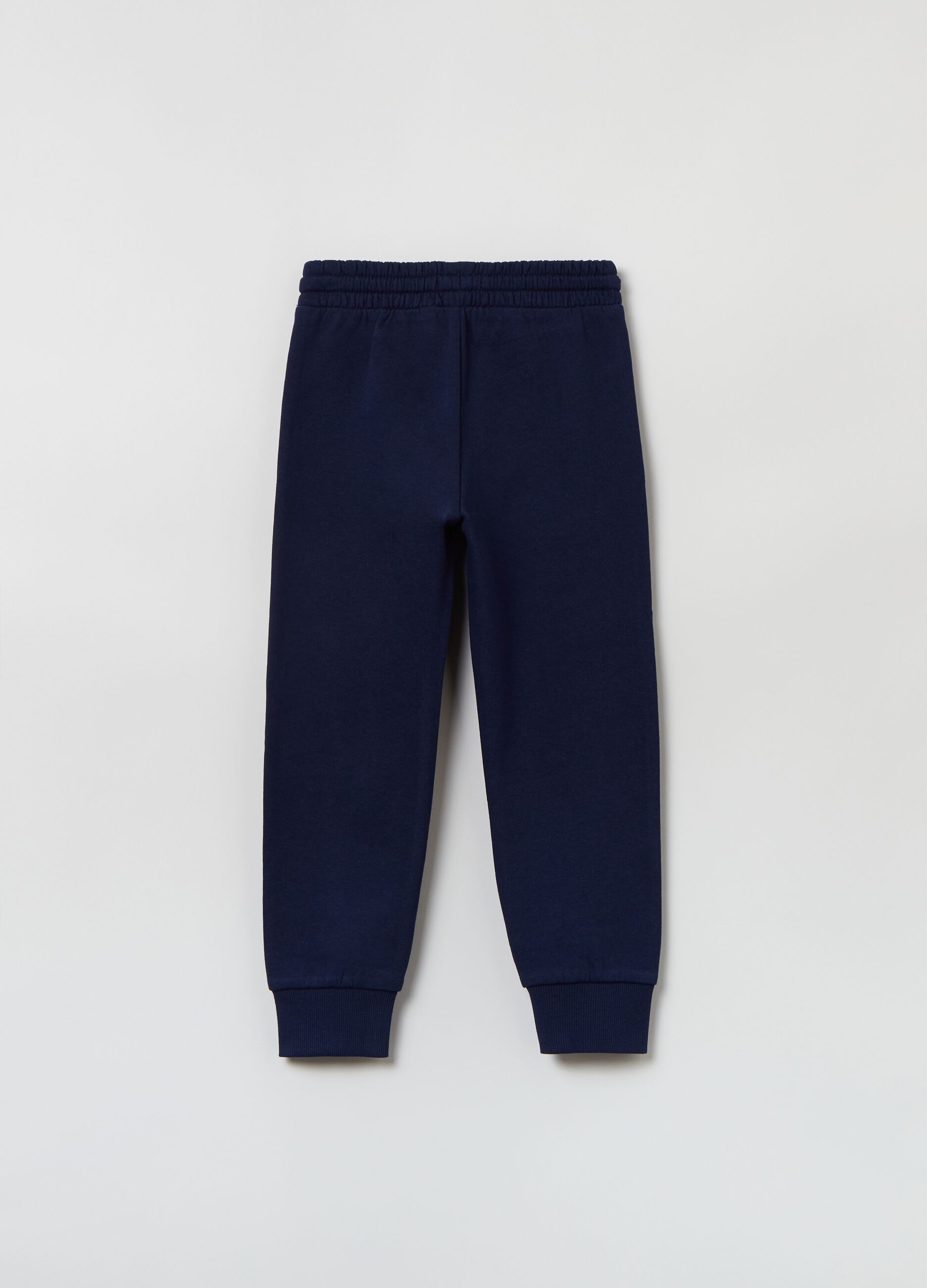 Joggers in French Terry con coulisse_1