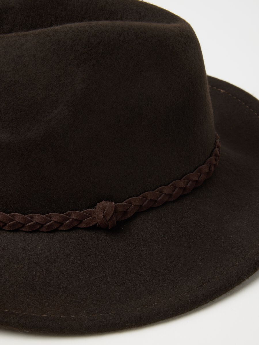 Cappello fedora marrone_2