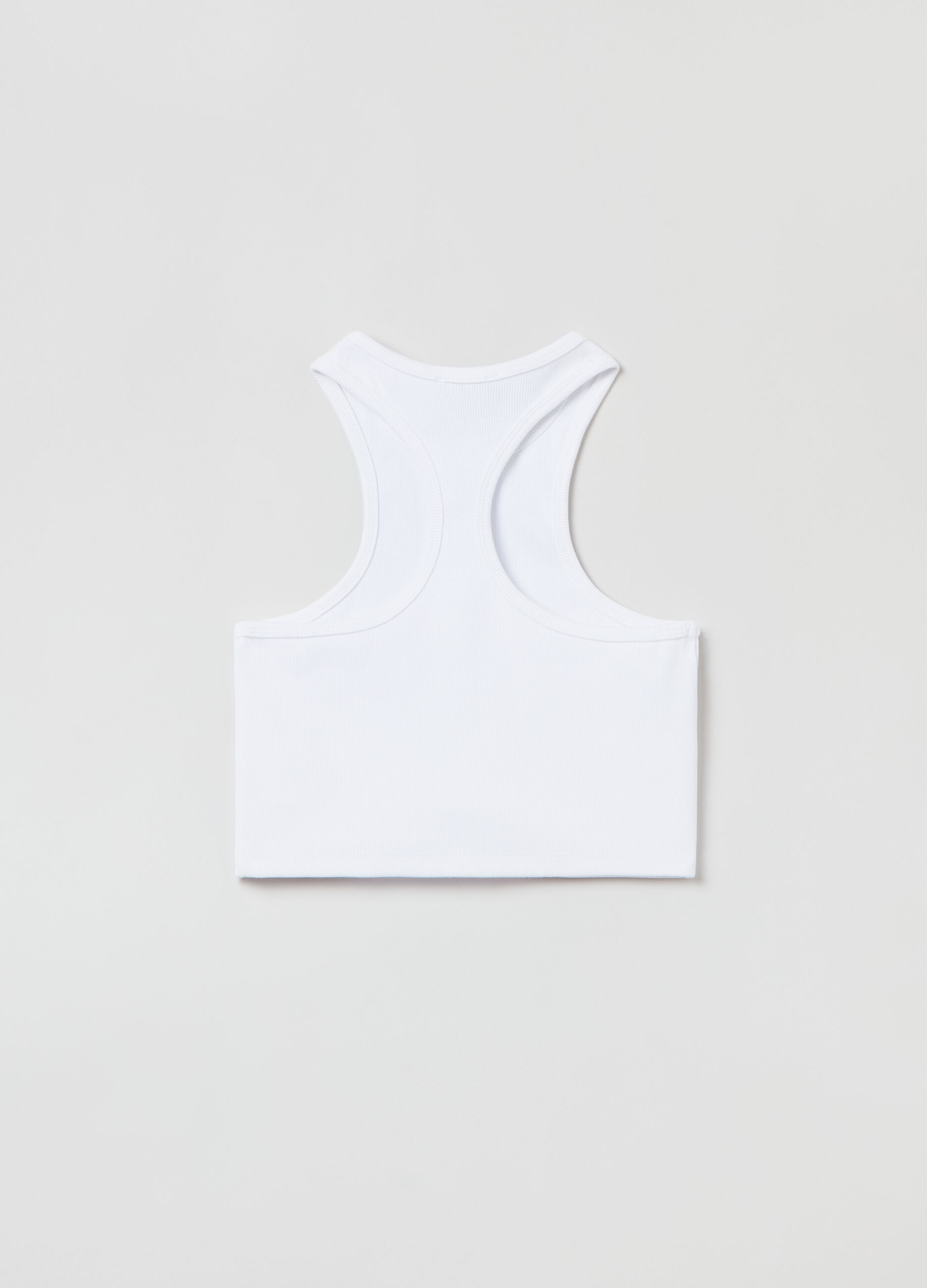 Tank Top rib White