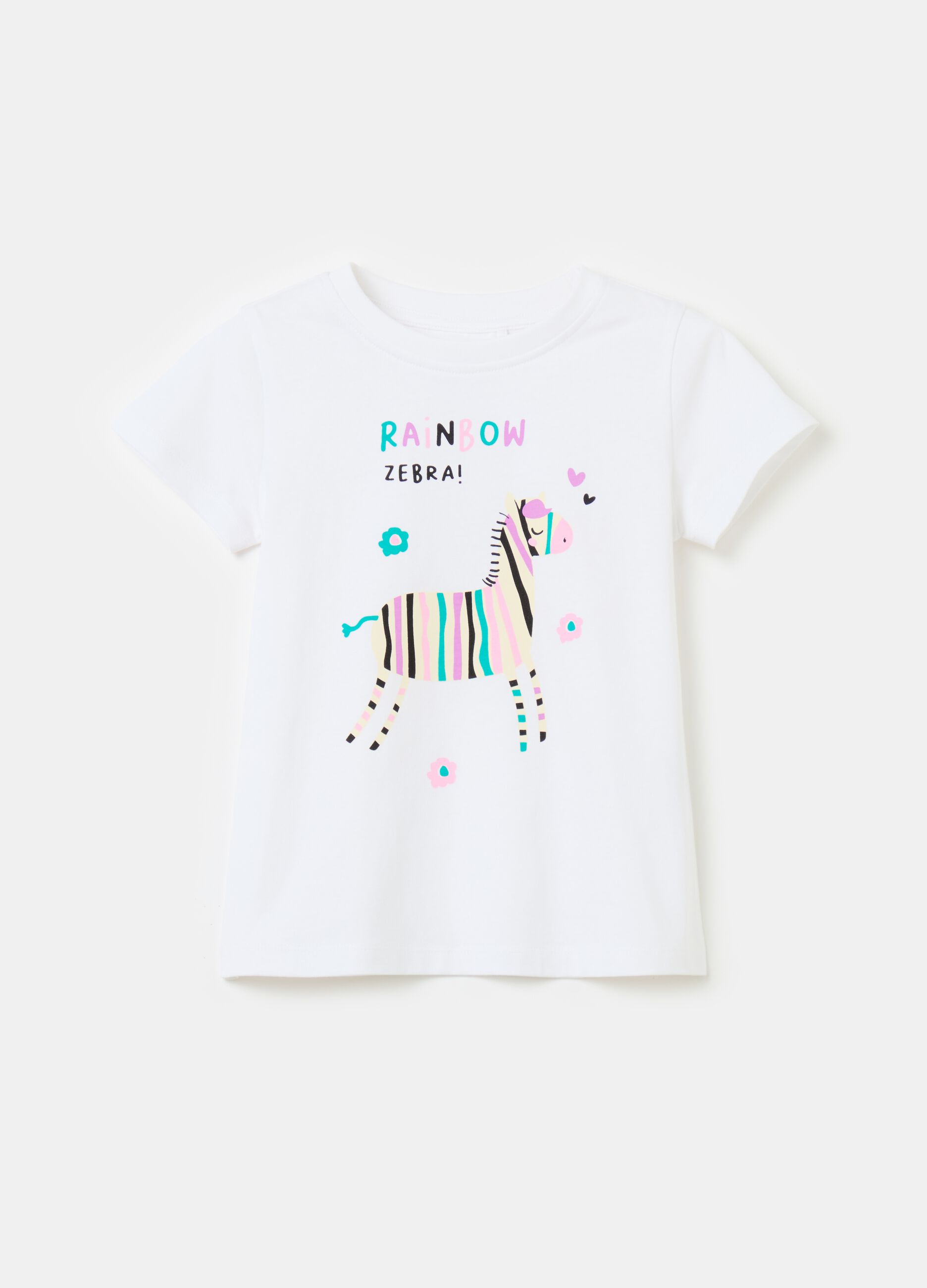 T-shirt in cotone bio con stampa