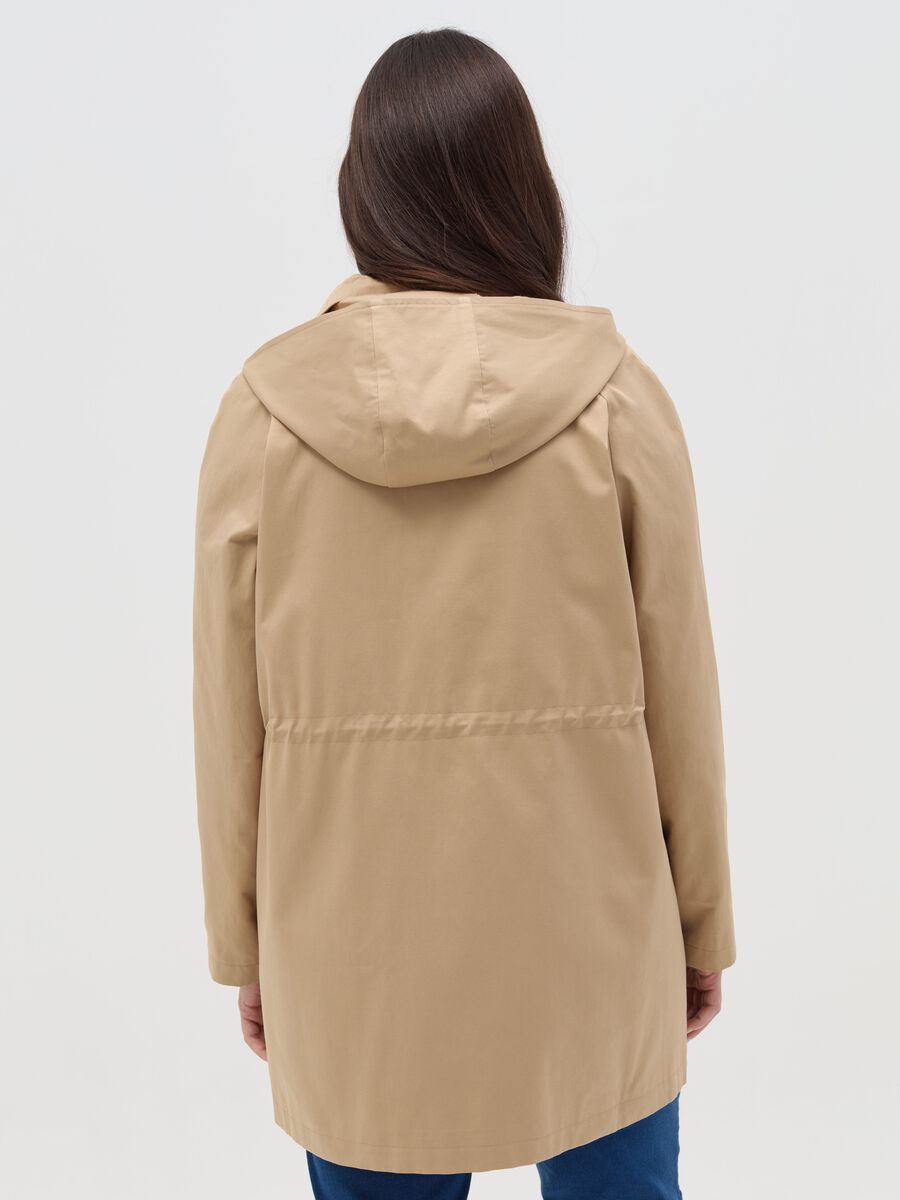 Curvy parka with internal drawstring_3