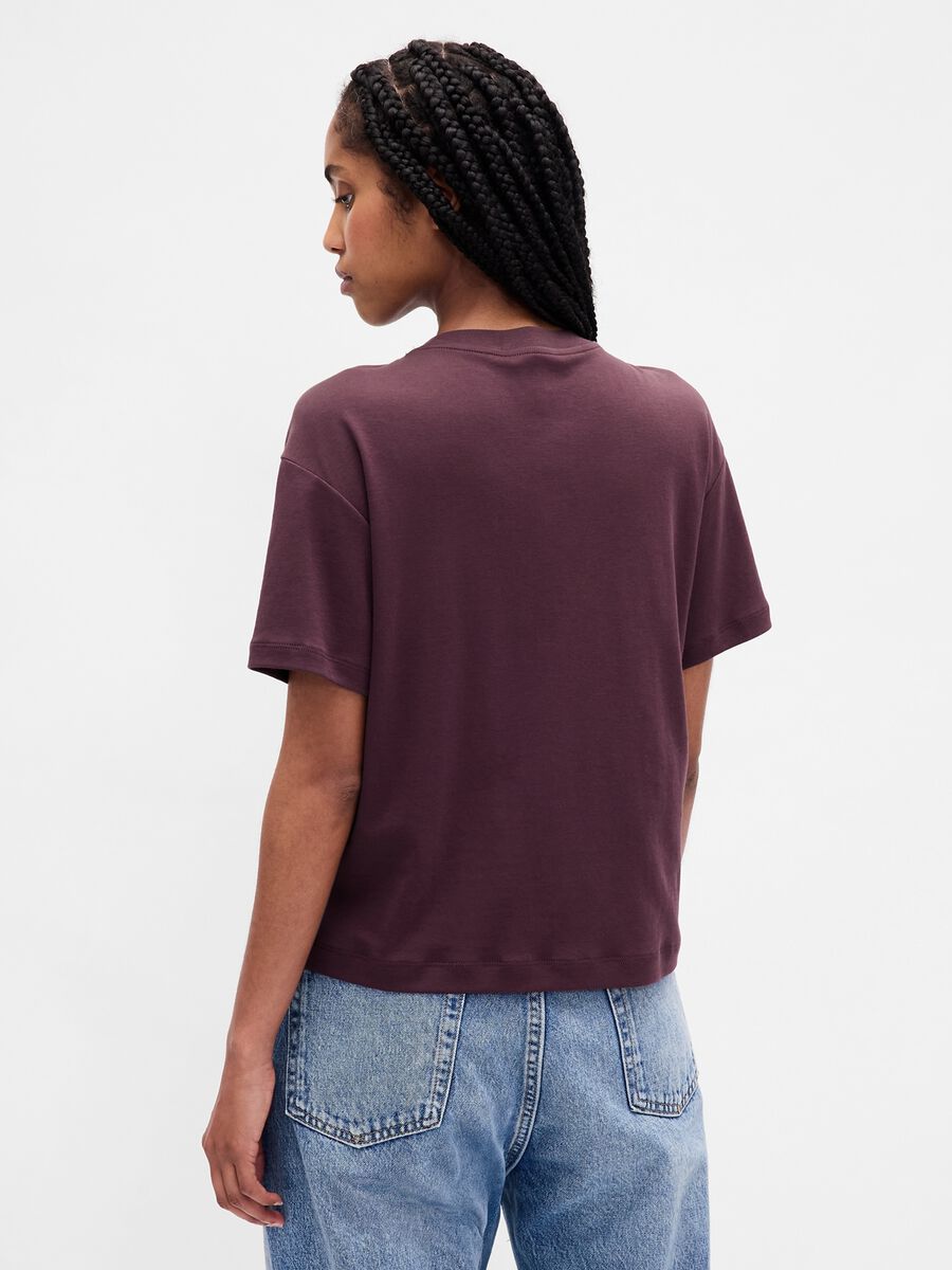 Purple Cotton T-shirt_1