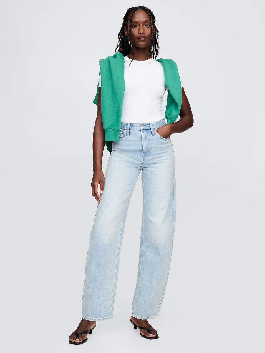 Body bianco in cotone elasticizzato_1
