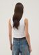 White stretch cotton tank top_2