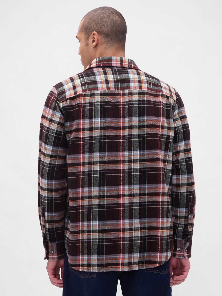 Multicolour Long Sleeve Shirt in Pure Cotton_1