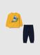 Baby set in pure yellow cotton regular fit_0