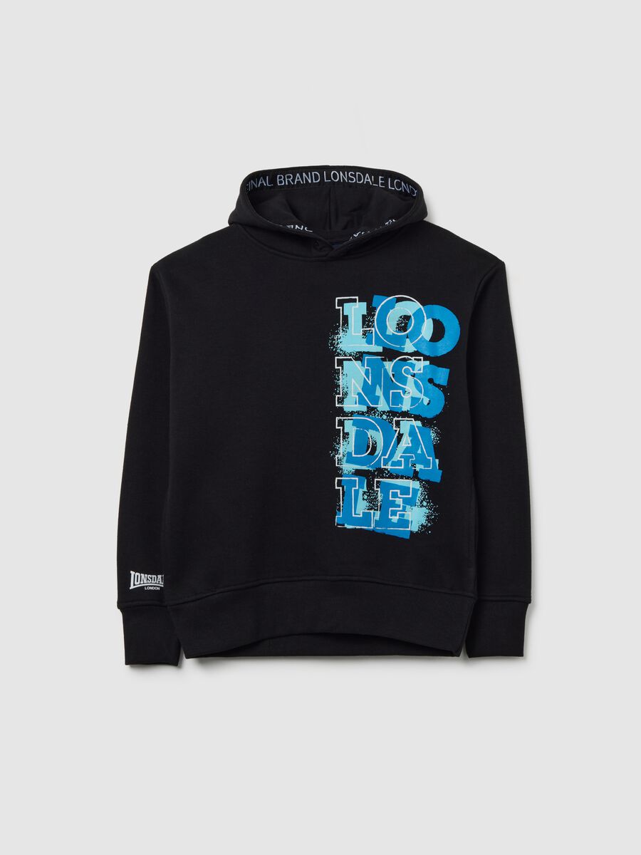 Felpa da bambino in misto cotone multicolor regular fit_3