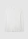 White cotton long sleeve top_4