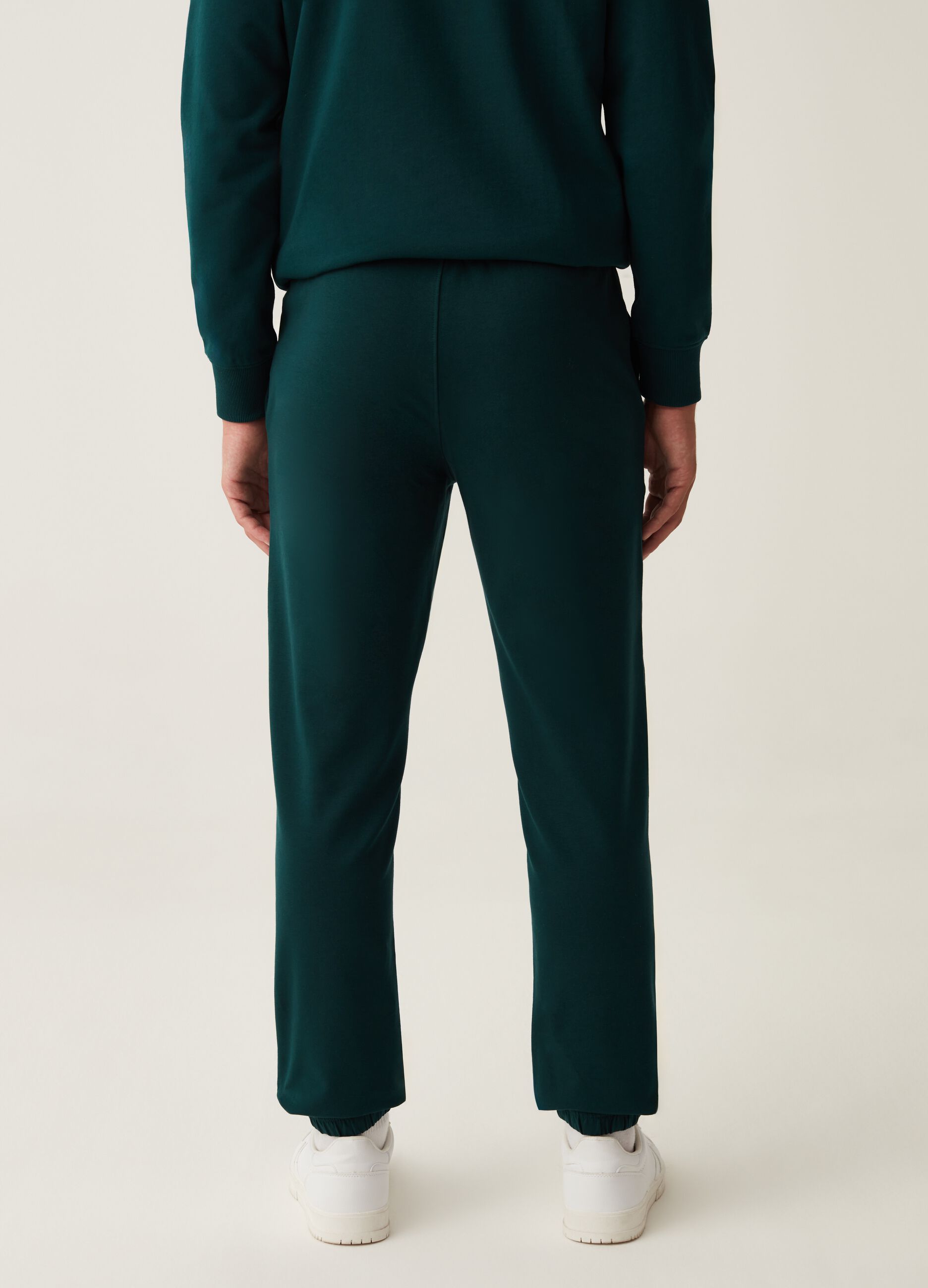 Joggers straight fit in French Terry_2