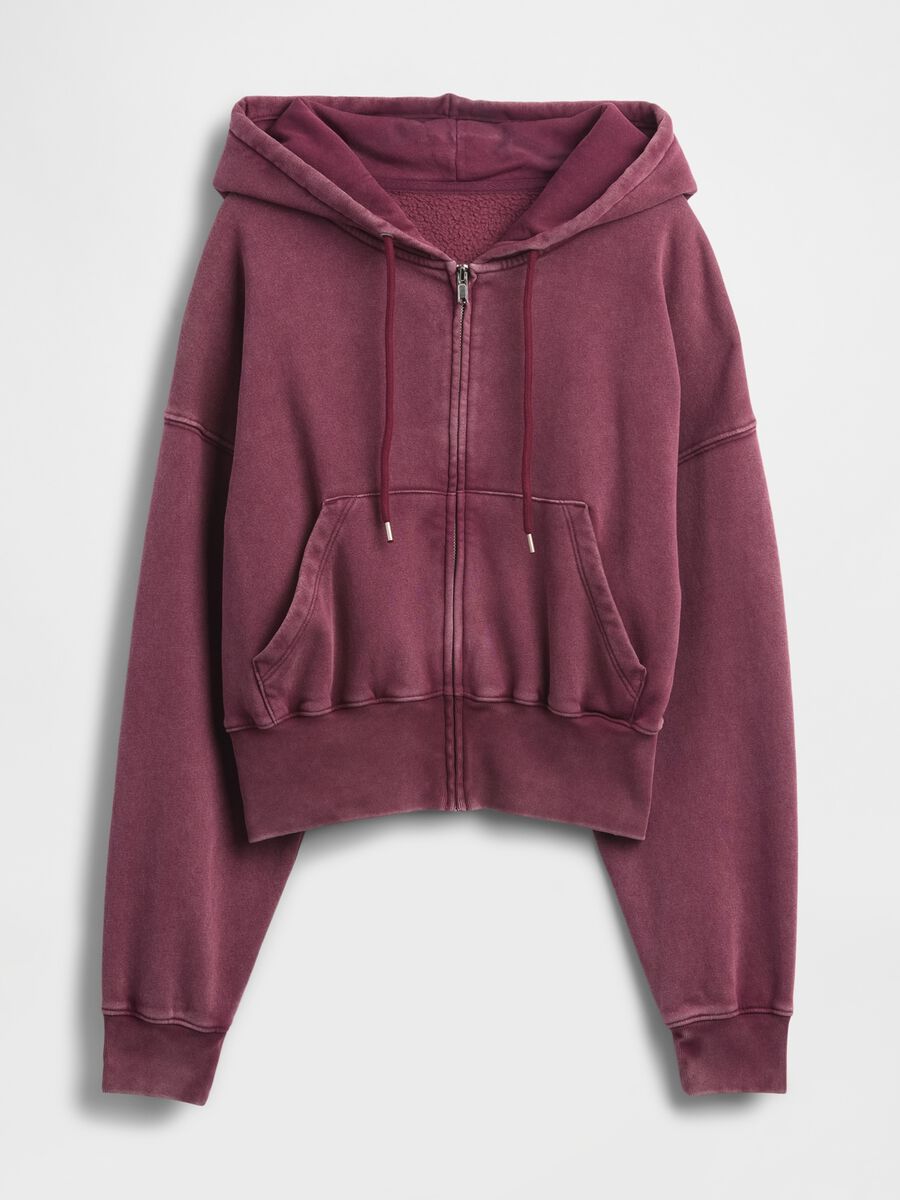Purple Hoodie with Full Zip_4