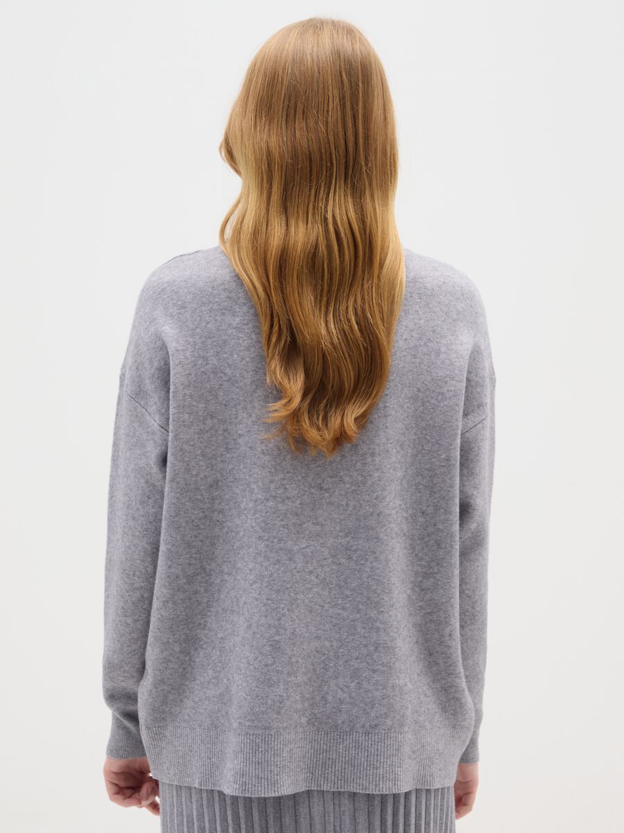 Grey regular fit sweater_2