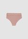 Pink stretch microfibre briefs with lace_1