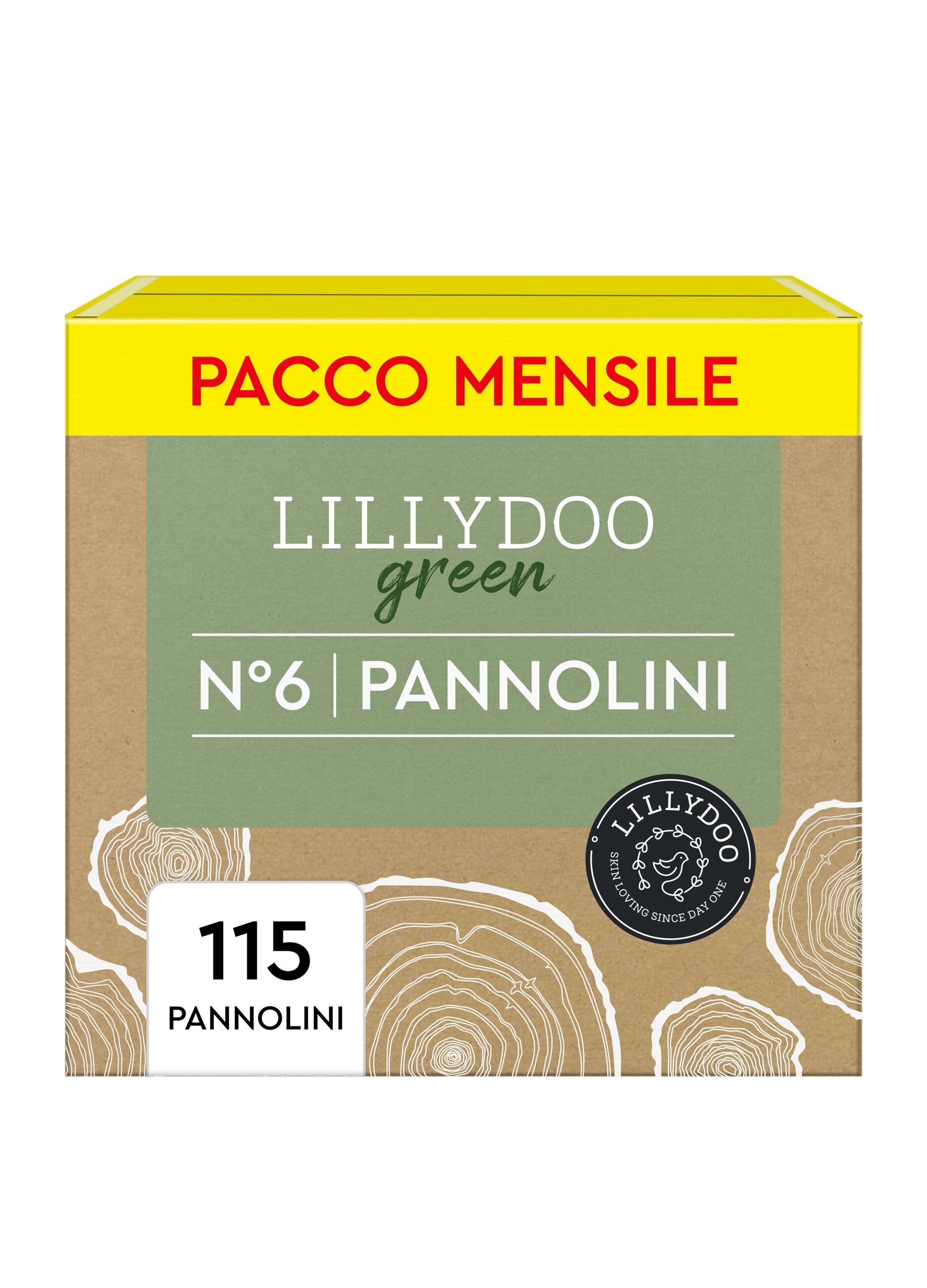Lillydoo 5 pack multipack eco-sustainable nappies, No. 6 (13-18 kg)