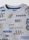 Felpa grigia in misto cotone e viscosa con stampe racing over fit_2