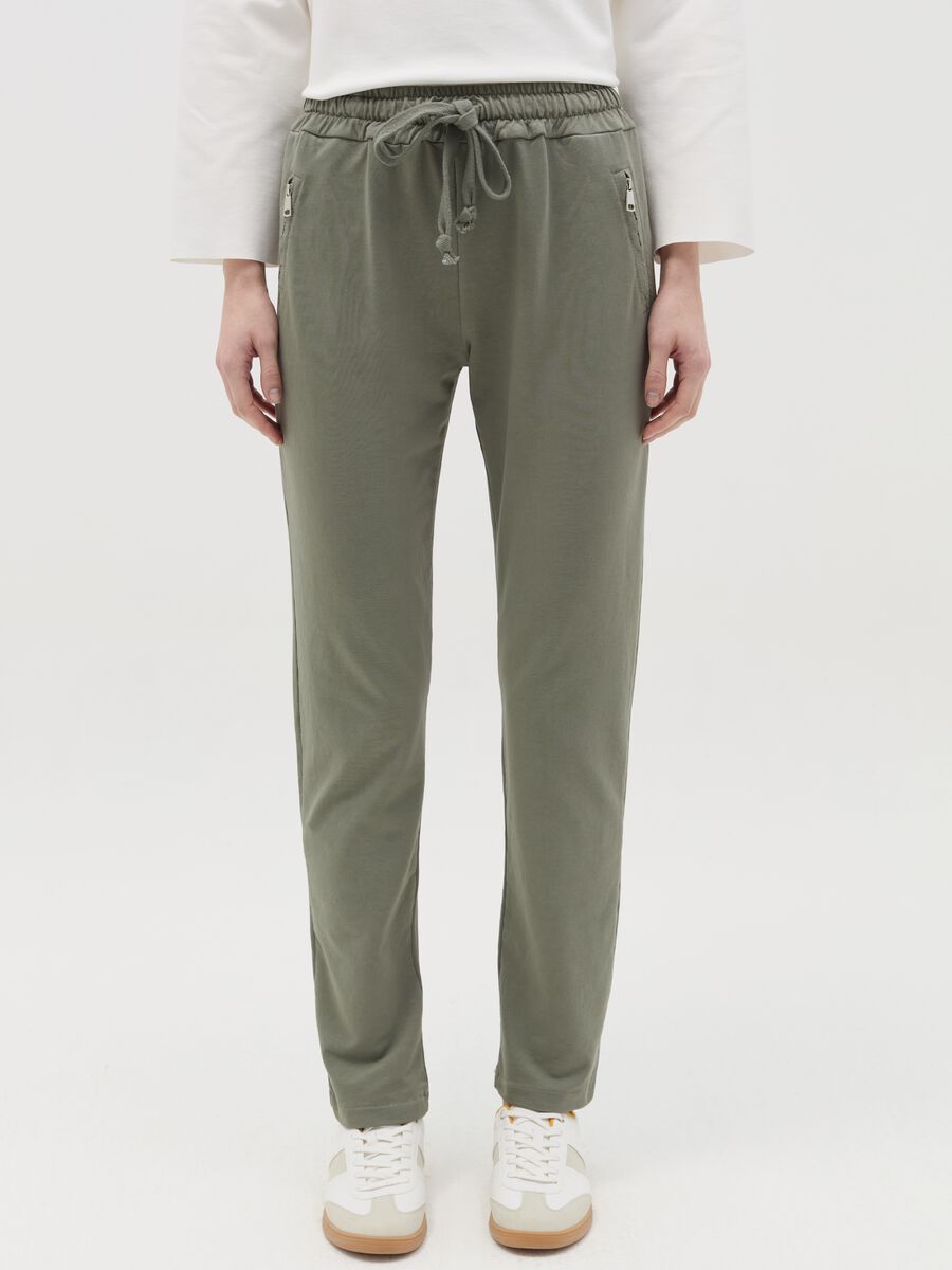 Jogger trousers with zip pockets_1