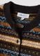 Multicolour regular-fit stretch wool cardigan_1