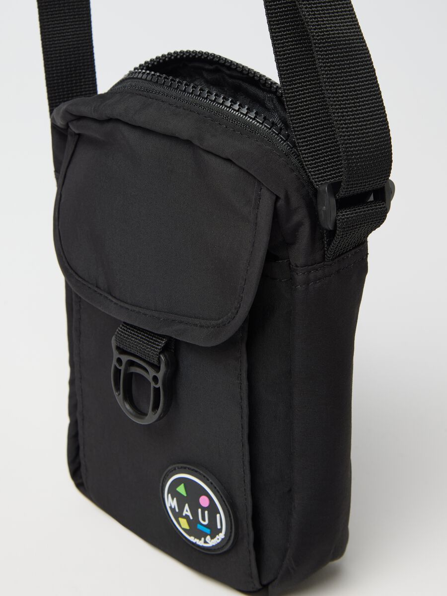 Black Nylon Maui Shoulder Bag_2