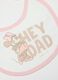 Multicoloured pure cotton baby bib set with Disney print_2