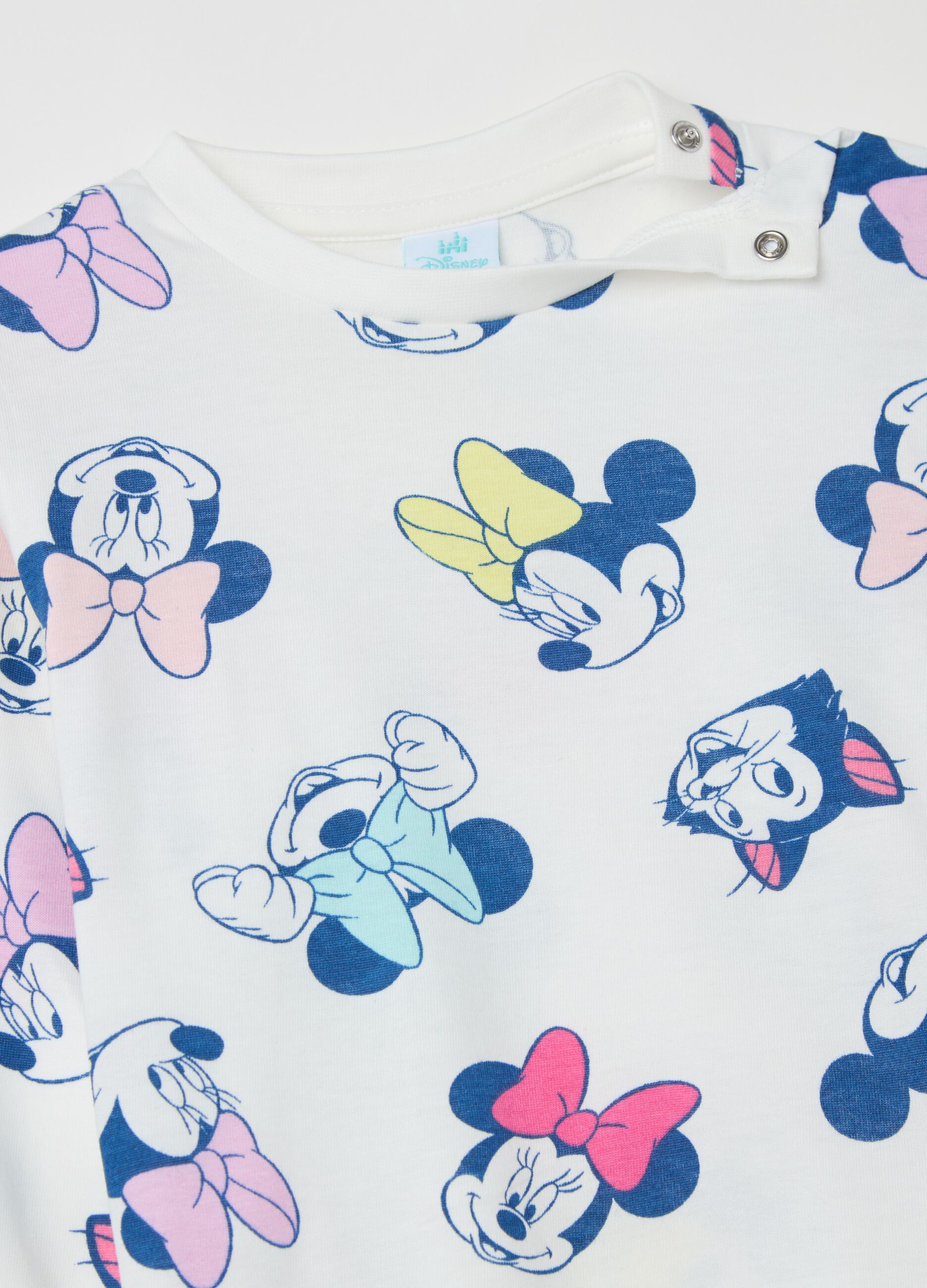 Cotton pyjamas with Minnie Mouse print