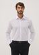 White slim-fit shirt with classic collar, easy iron_0