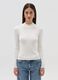 Flat ribbed top with mock neck_1