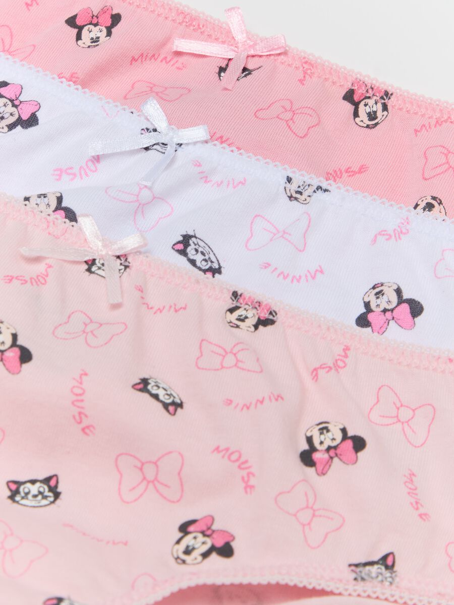 Five-pack cotton briefs with Minnie Mouse design_2