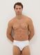 Multipack regular fit white cotton stretch briefs_0