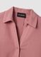 Pink linen-viscose blend shirt with oversized fit_2